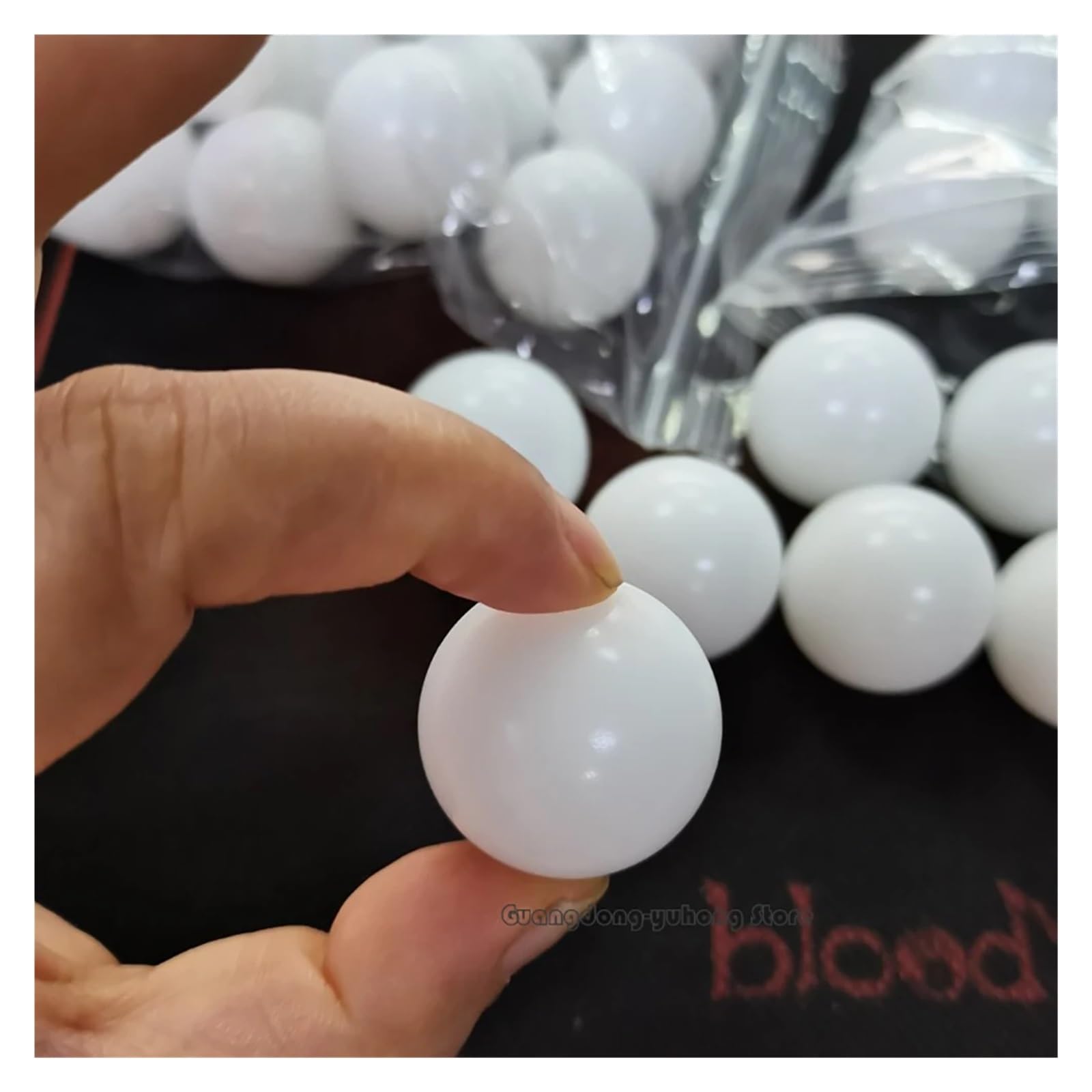 Amazon.co.jp: ZHGUIMING ホワイトナイロンプラスチックボール PA66