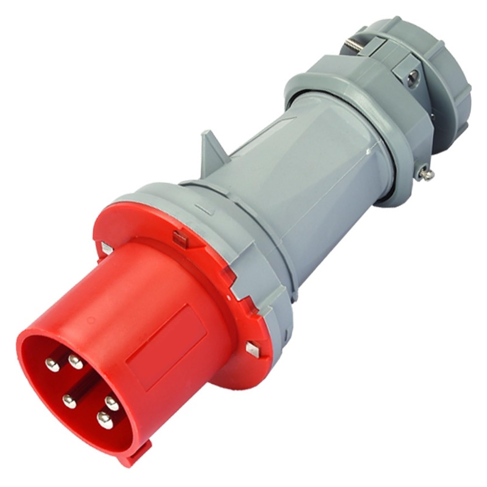 Conector industrial anti explosión para maquinaria pesada de 5 pines y 63 amperios