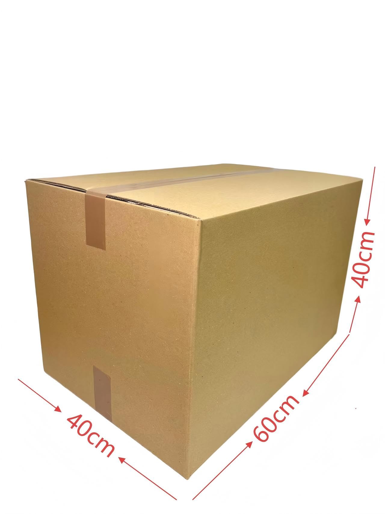 Cajas para mudanzas de cartón de doble onda, 60 x 40 x 40 cm, resistentes para envíos, paquete de 40 unidades (40 unidades, 60 x 40 x 40 cm)