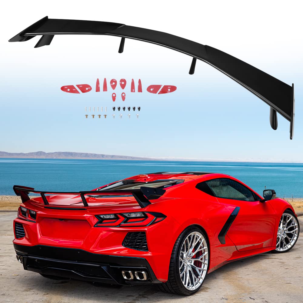Buy Rear High Wing Spoiler Fit for Chevy Corvette C8 2020 2021 2022