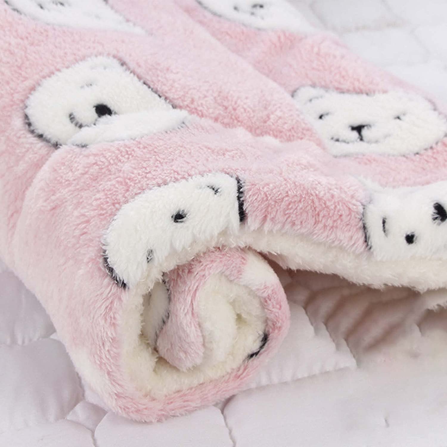 SENGHUI Cozy Calming Cat Blanket, Cat Bed Self Heating Pet Pad, Ultra Soft and Warm Dog Cat Bed Mat Flannel Blanket, Dog Blankets Cats, Warm Pet Mat in A Variety of Sizes to Fit Most Pets (J,S)