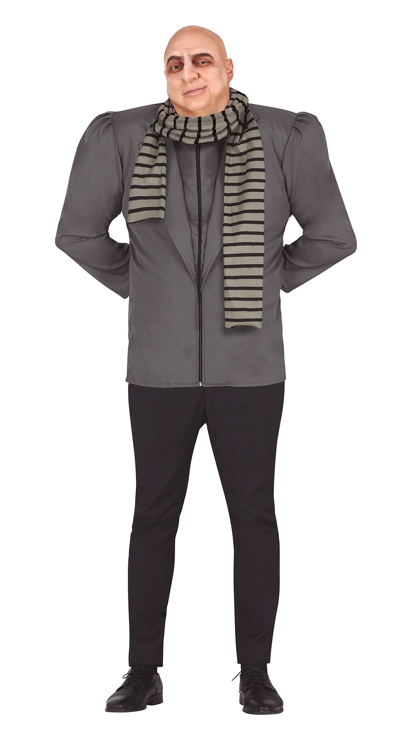 FIESTAS GUIRCA Disfraz de Vilano - Chaqueta con Hombreras y Bufanda para Hombre Adulto Talla L 52-54