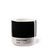 Copenhagen Design Pantone Macchiato Cup - Coffee, Latte, Macchiato Mug - 3.34oz/100ml, Black 419