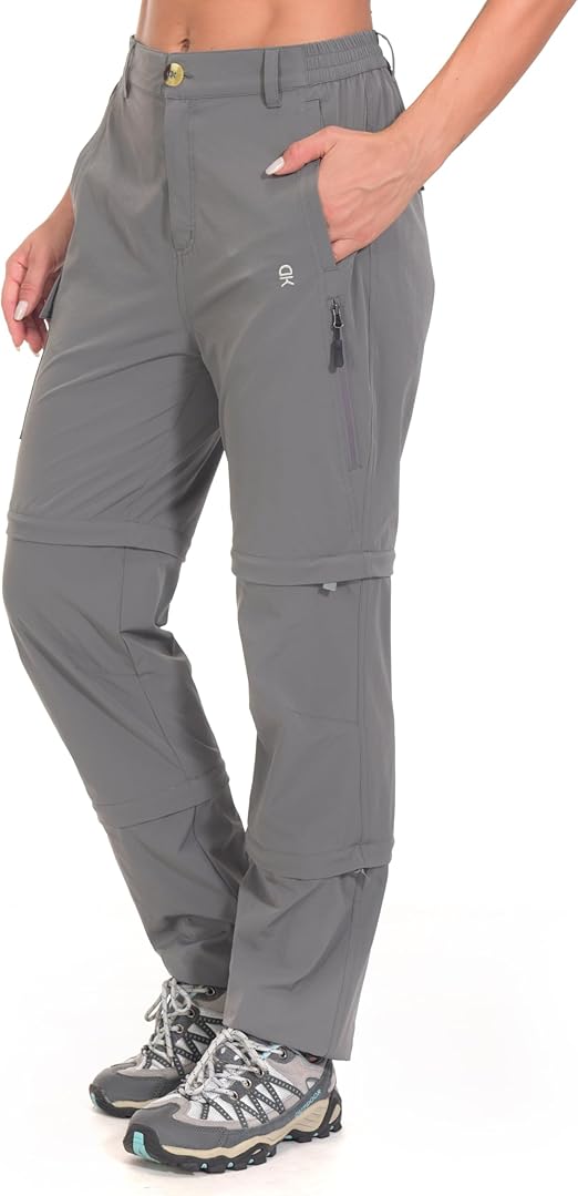 Little Donkey Andy Women's Stretch Convertible Pants, Zip Off Quick Dry Hiking  Pants Black Size M : Amazon.sg: Fashion