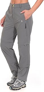 Little Donkey Andy Women's Stretch Convertible Pants, Zip Off Quick Dry Hiking Pants