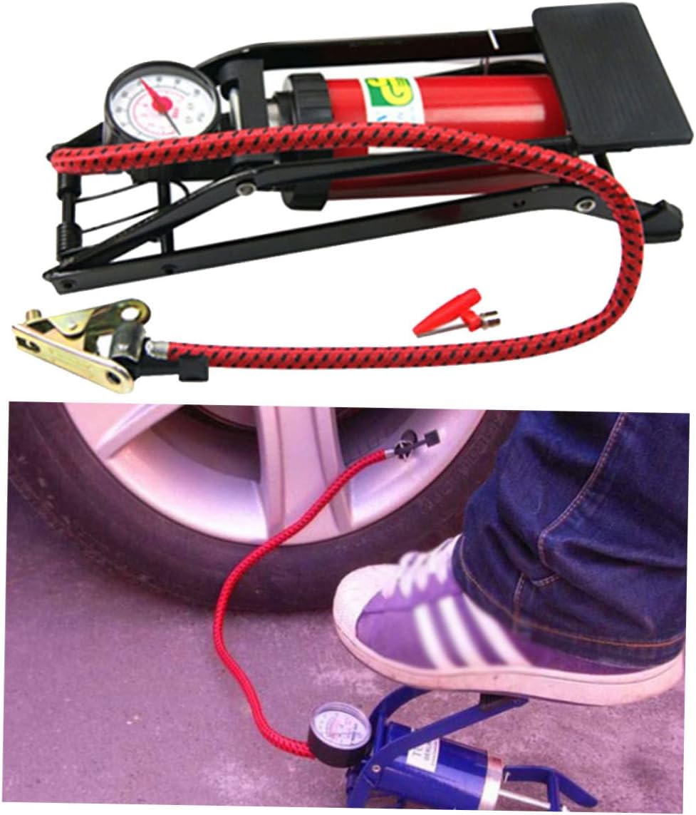 BESPORTBLE Car Air Pump Tire Floor Pump Multi-Functional Valve Suitable for Cars Bicycles