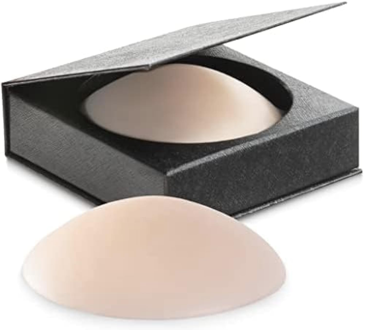 Sponsored Ad – Nipple Cover for women，Seamless and Sheer Adhesive Silicone Nipple Pasties for Women Reusable, Sticky Breast Petals with Travel Box