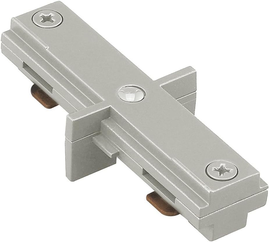 WAC Lighting L Track 120V T-Connector to Connect Three Tracks Perpendicular for L Style 2-Wire Track Systems in Brushed Nickel