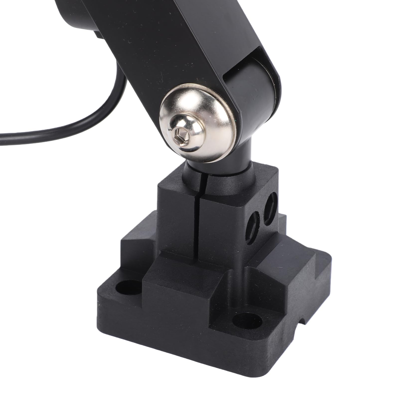 Fafeicy Luz de Torno de Madera 24W LED Articulado Luz de Máquina de Cabeza Ajustable de 360° para Tornos CNC Fresadoras Amoladoras 24V