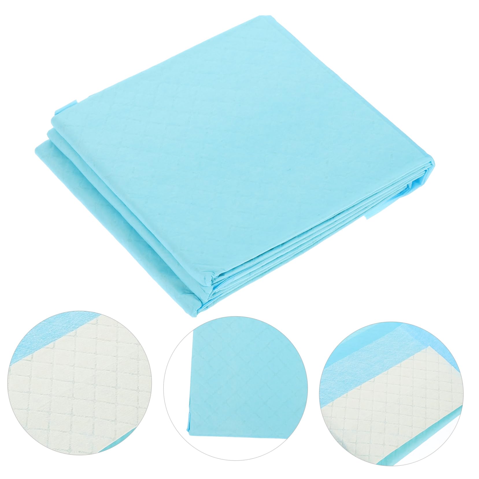 Abaodam Tapis de Propreté pour Chiens Tapis Absorbants pour Chiens de Petite Taille Sèche Rapide Utilisation Multi-Chiens Non-tissé 50 Pièces Éducation des Chiots pour Petits Animaux