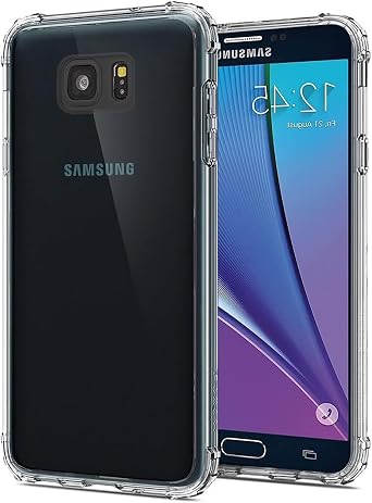 Case for Galaxy Note 5 Case, for Samsung Note 5 SM-N9200 Case, Soft Clear TPU Phone Cases, Slim Silicone Protective Shockproof Transparent Cover for Samsung Galaxy Note5 Crystal Clear