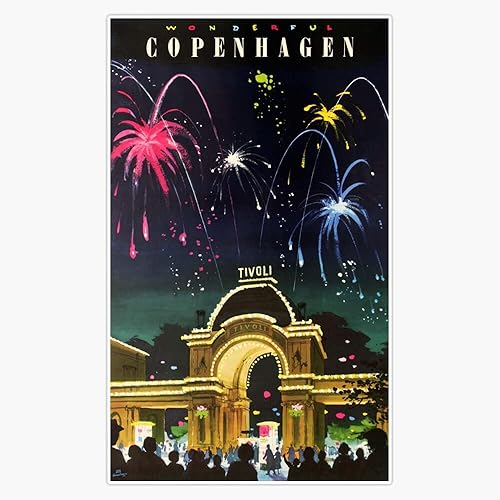 Tivoli Gardens - Calcomanía de vinilo impermeable para coche, 5 pulgadas