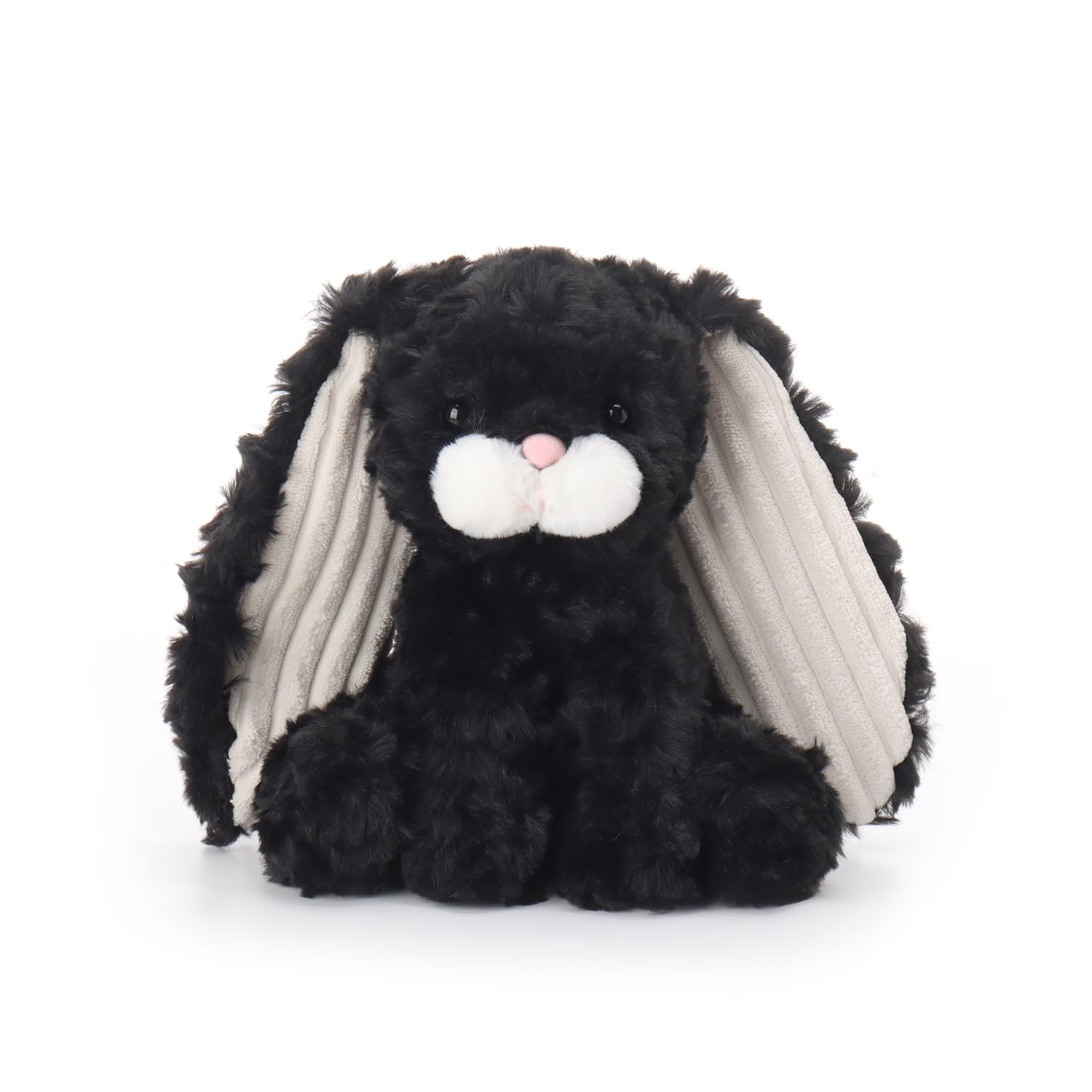 Apricot Lamb Black Rani Bunny Rabbit Soft Stuffed Animal Plush Toys 8" — image 1