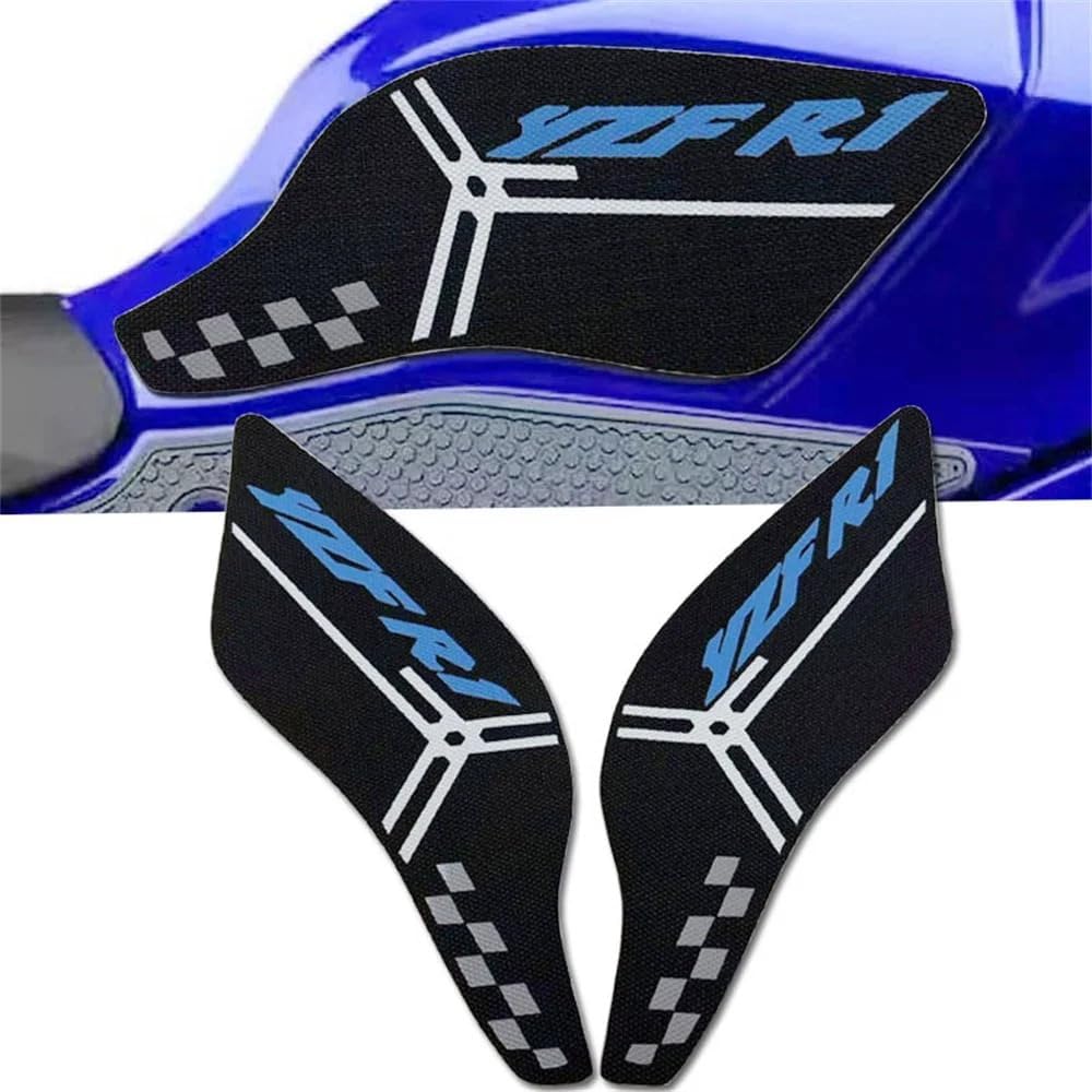 Motorcycle Tank Pad for R1 YZF R1 2020 2021 2022 Motorcycle Side Tank Pad Sticker Accessorie Side Tank Pad Protection Knee Grip Traction