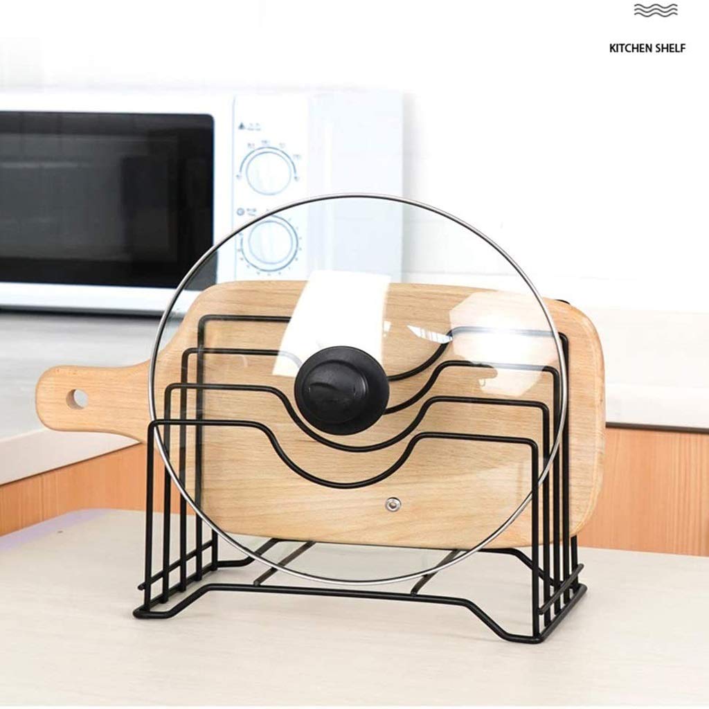 Soporte para Tapa de Olla, Estante para Platos de Almacenamiento, Organizador para Tabla de Cortar, Utensilios de Cocina para Hornear, Cubierta para Tapa de sartén