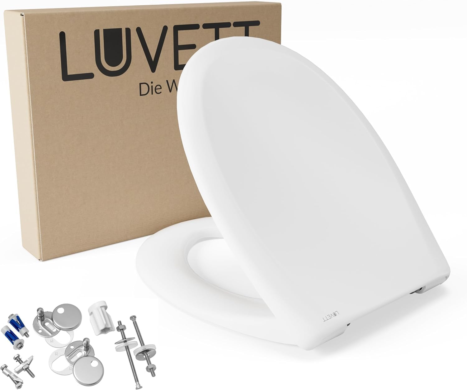 LUVETT C770 Abattant WC ovale Blanc
