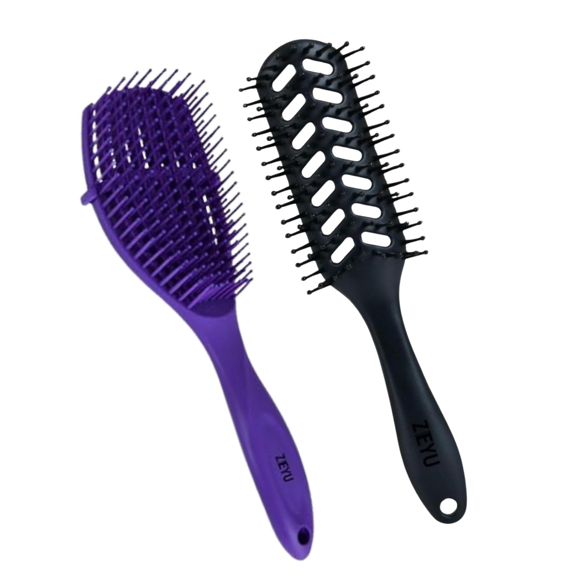 Vented Hair Brush Comb Set | Lightweight Detangling Brushes for All Hair Types