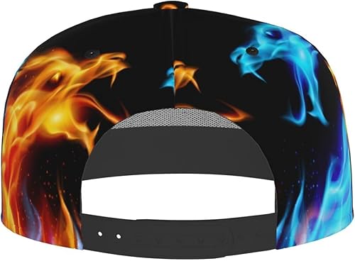 Miniatura 7 de Supdreamc Gorra de béisbol unisex para adultos, gorra de camionero con cierre de presión