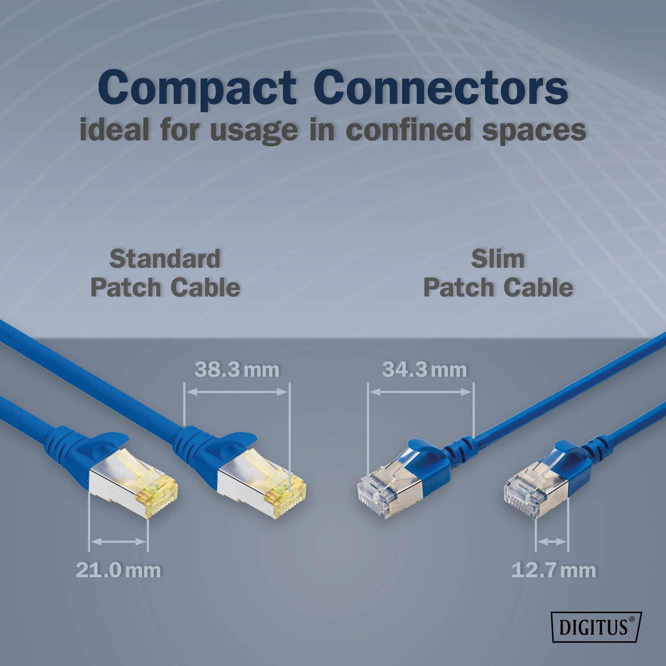 DIGITUS Câble LAN Cat 6A – 5 m – 10 pièces – Slim – F/FTP – Bleu | 10 Gbit/s – Blindé – PoE+ – AWG 32/7 – LSZH – Câble réseau RJ45 – Compatible Cat 6 et Cat 7