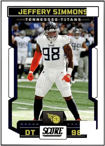 Miniatura 1 de JEFFERY SIMMONS 2023 Score #33 NM+-MT+ NFL Football Titans