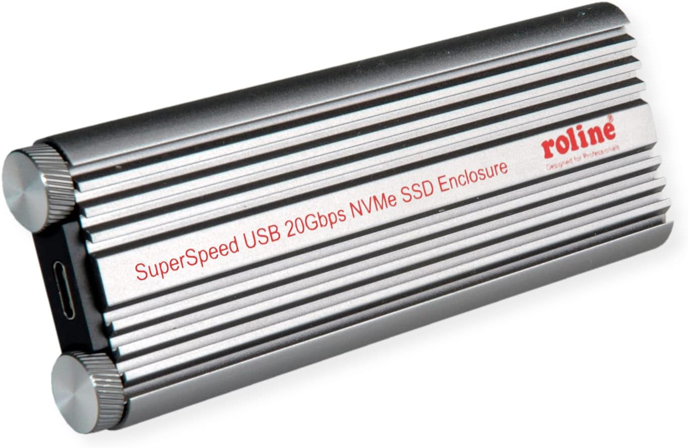ROLINE External SSD Enclosure M.2 NVMe to USB 3.2 Gen 2x2 Type C, charcoal - Image 5