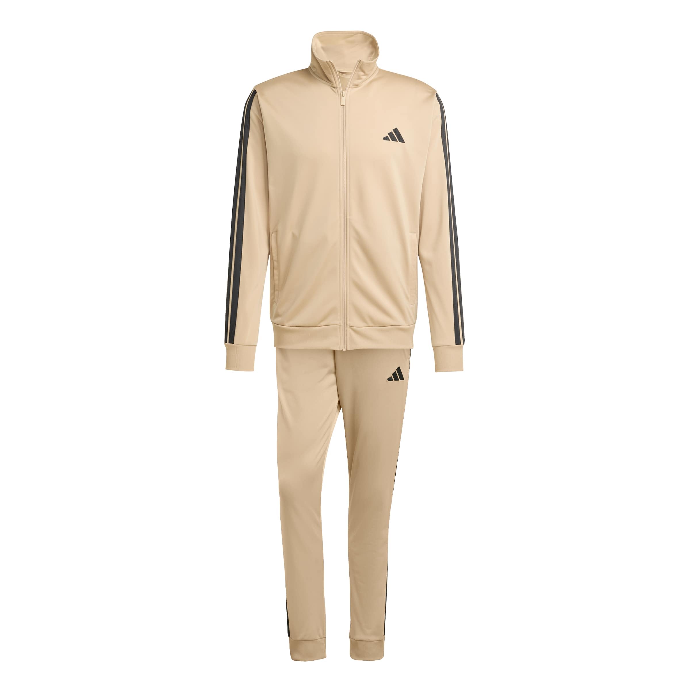 adidas Herren SPORTSWEAR BASIC 3 STRIPES TRICOT TRACKSUIT