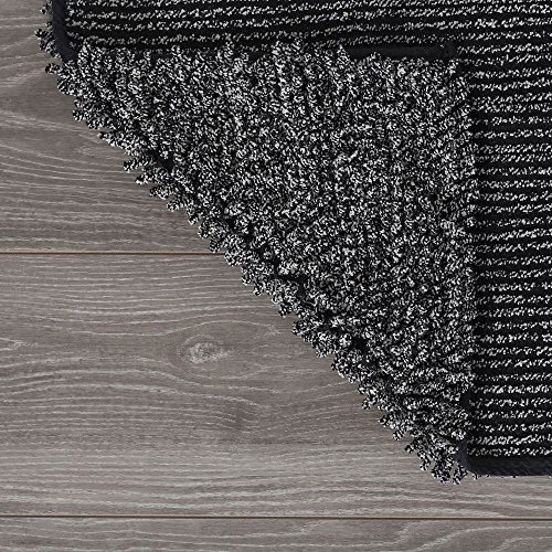 Sealskin Badmat antislip absorberend Misto, 60 x 90 x 2,5 cm, katoen, zwart - Image 5