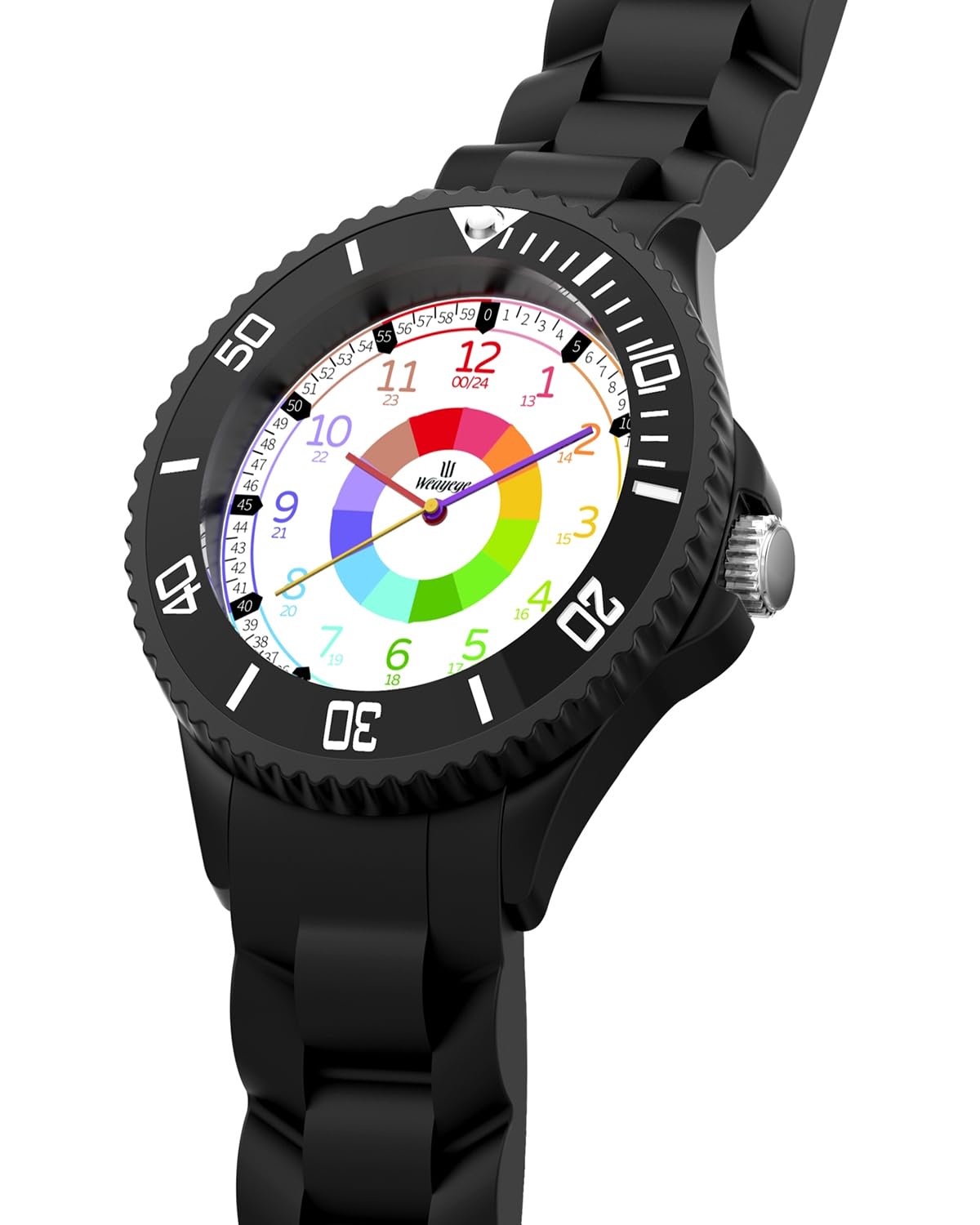 Orologio per Bambino Bambini,Orologio per bambini,Orologio da polso per bambinia,Educativo Orologio Bambina,Impermeabile 3ATM,4-18 Anni