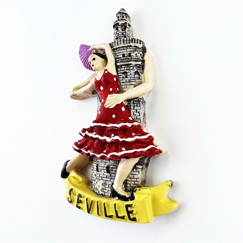 Spagna Siviglia Magnete del frigorifero Magneti decorativo Apribottiglie Tourist City Travel Souvenir Collection Regalo Forte adesivo per frigorifero