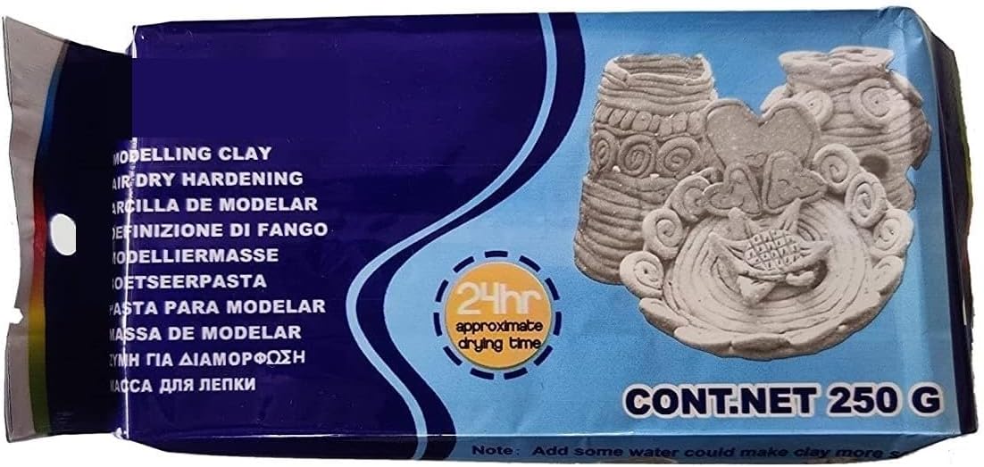 Dozen Modelling Clay Air Hardening 250 Grams (White)