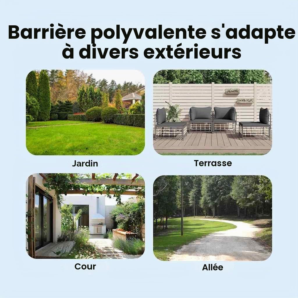 vidaXL Porte de Jardin Noir 85 x 175 cm Acier peint par poudre, Jardin et terrasse, portail rectangulaire moderne, entrée stylée, résistant aux intempéries et écolo