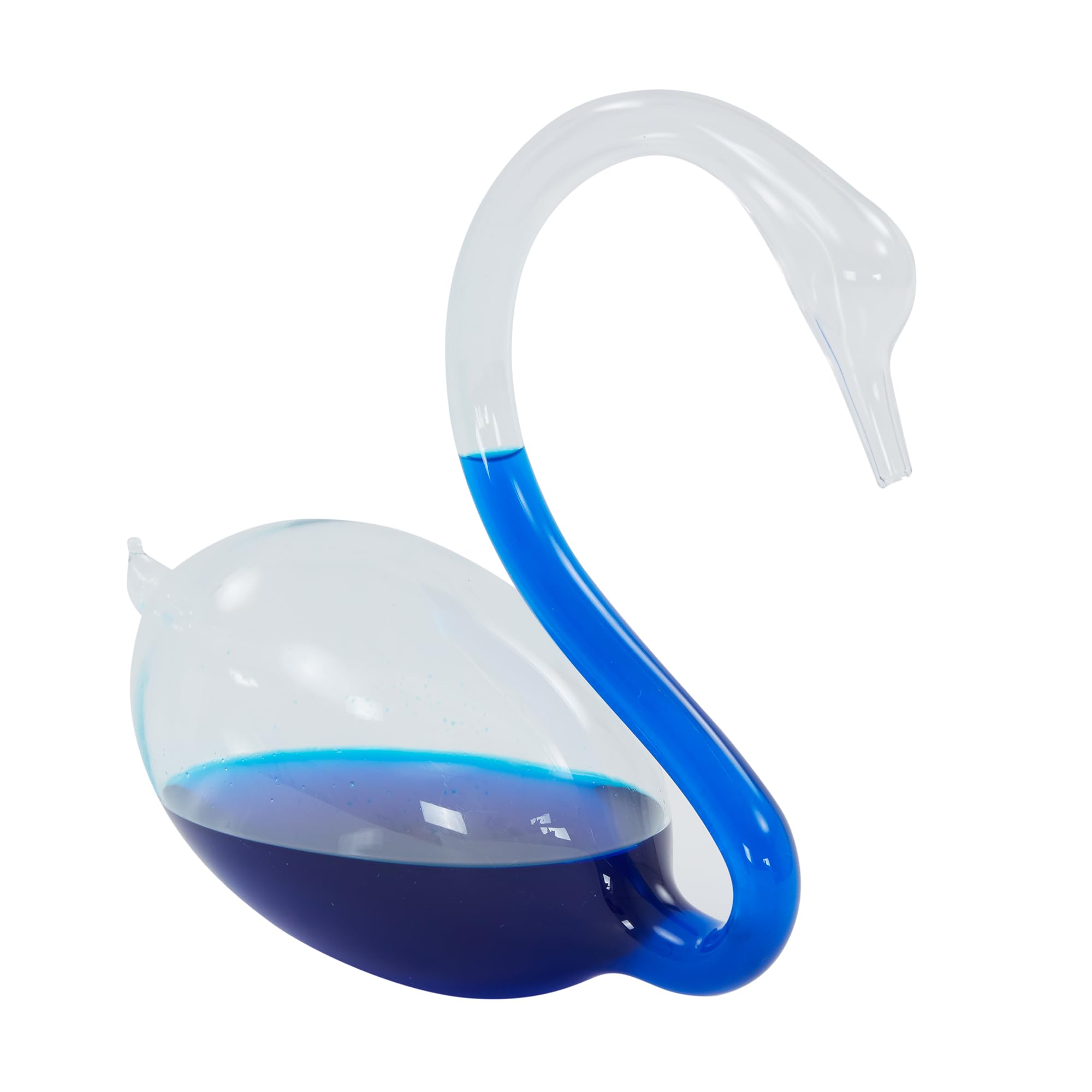Wettervorhersage für Sturmglas, Schwanenförmiges Design, Barometer, Wetterstation, 17,8 cm, Schwan, Sturmglas, Wettervorhersage, wunderschönes Geschenk für Familie oder Freunde, Geschenk, Zuhause,