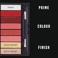 Vista 4 de Max Factor Lipfinity Designer Palette - 04 Reds - Lápiz labial para mujer, 0.4 onzas