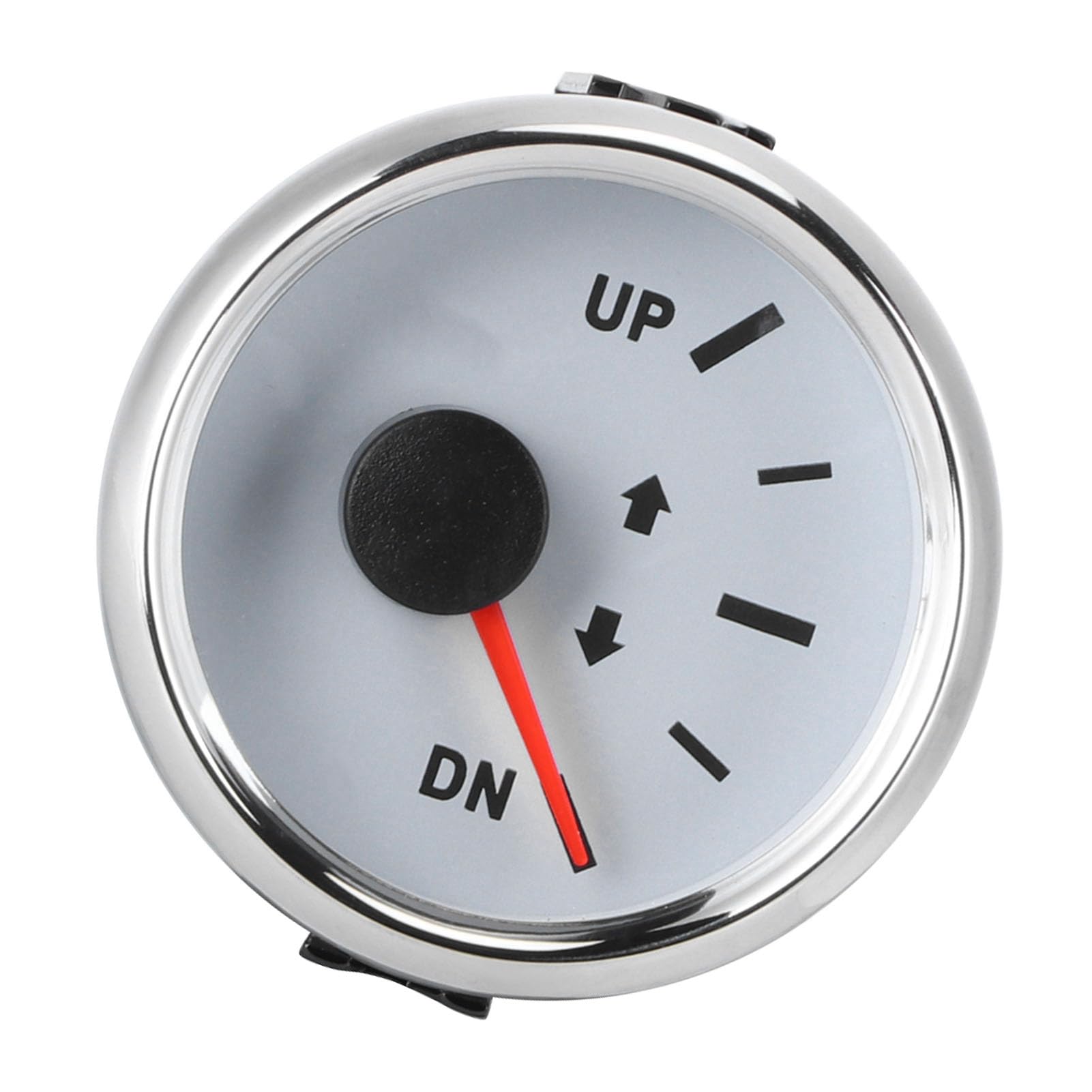 Generic Compteur de Trim de Bateau Industriel adapté à la Tension Ultra-large 52 Mm 2 Pouces Indicateur D'inclinaison Jauge de Trim de Signal Convient aux Moteurs, Navires, Machines de Construction