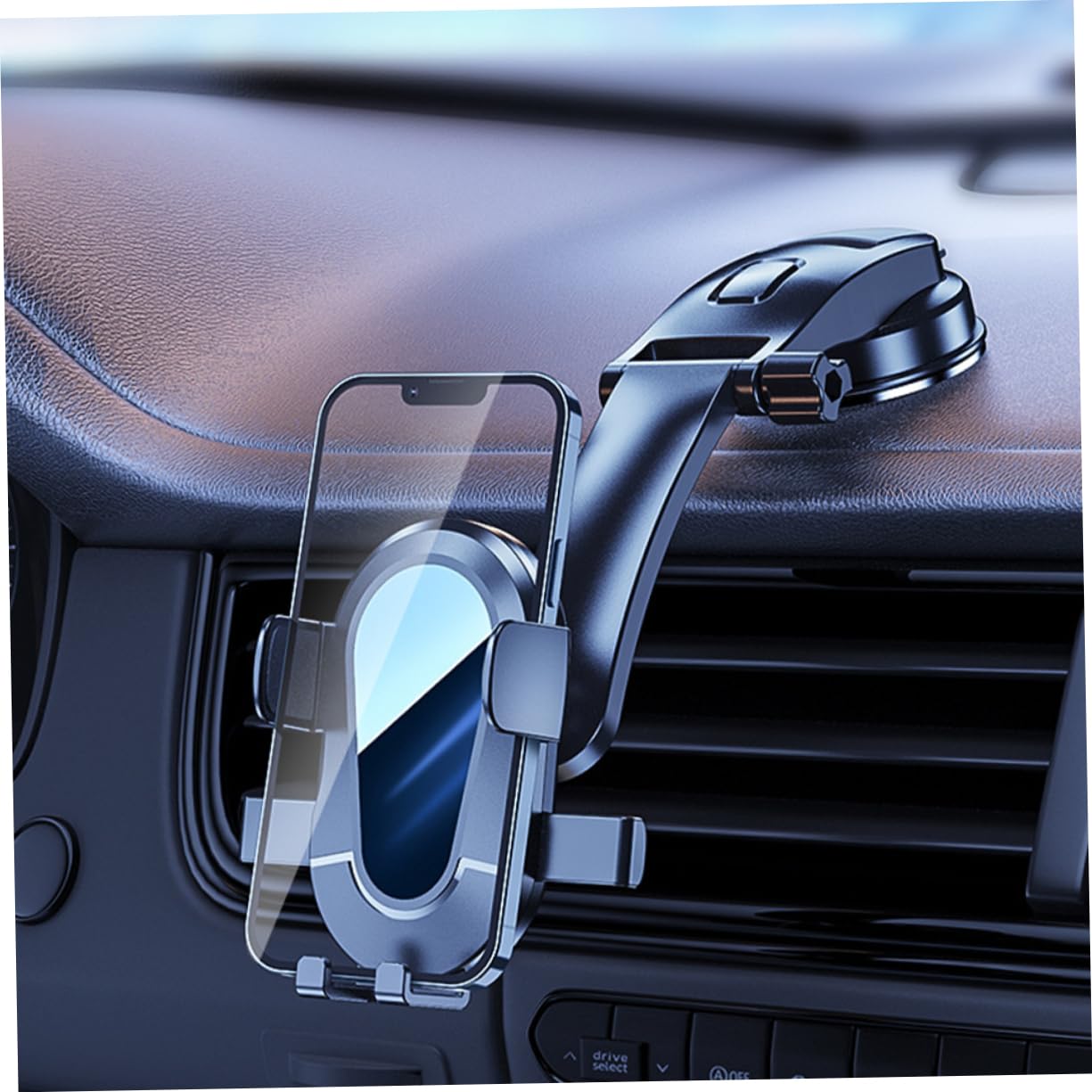 Hemobllo 2pezzi Supporto Auto Per Smartphone Con Ventosa Montaggio Per Superfici e Design Stabile e Rotazione Intelligente
