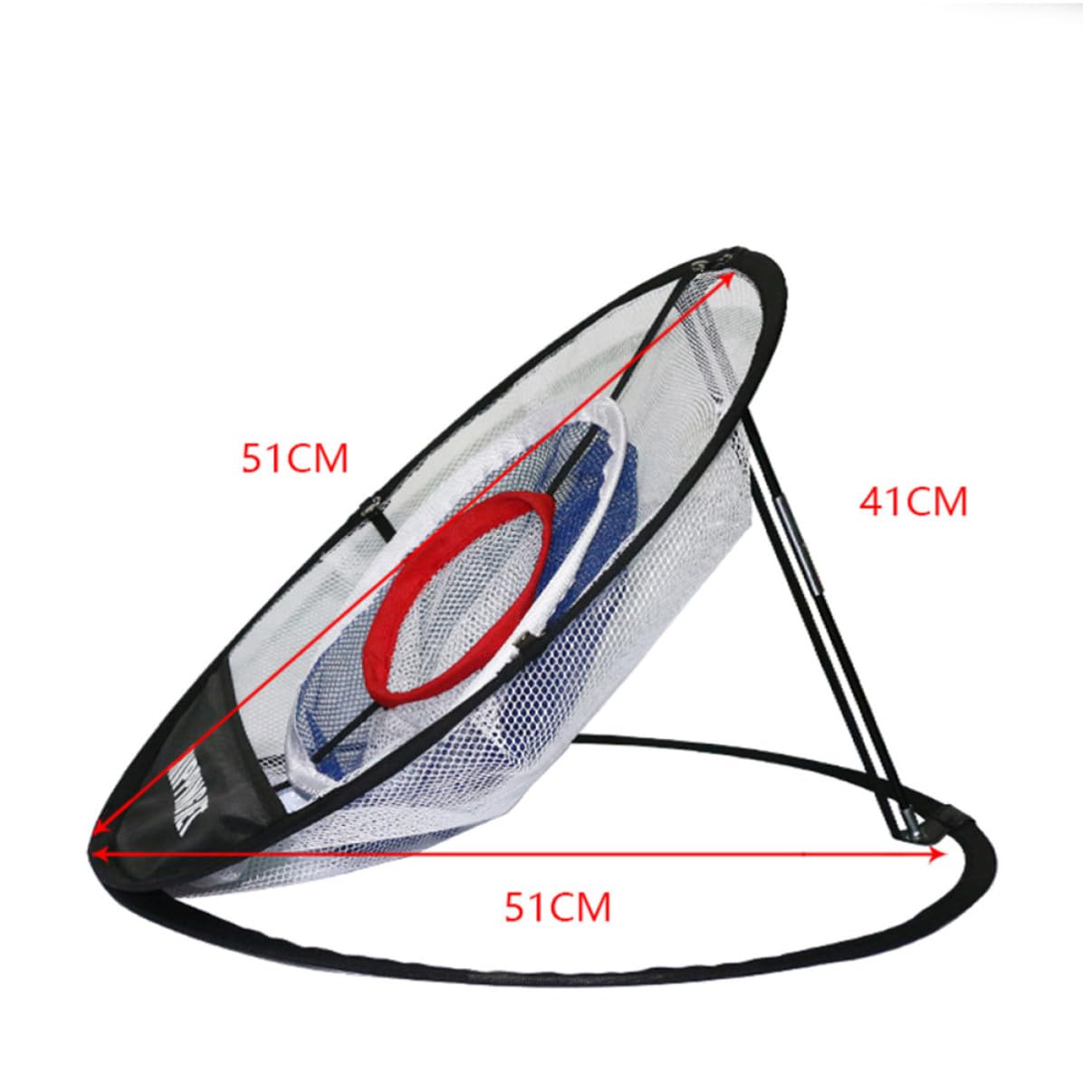 Red de Práctica de Golf Plegable de Nylon Negro para Golfistas