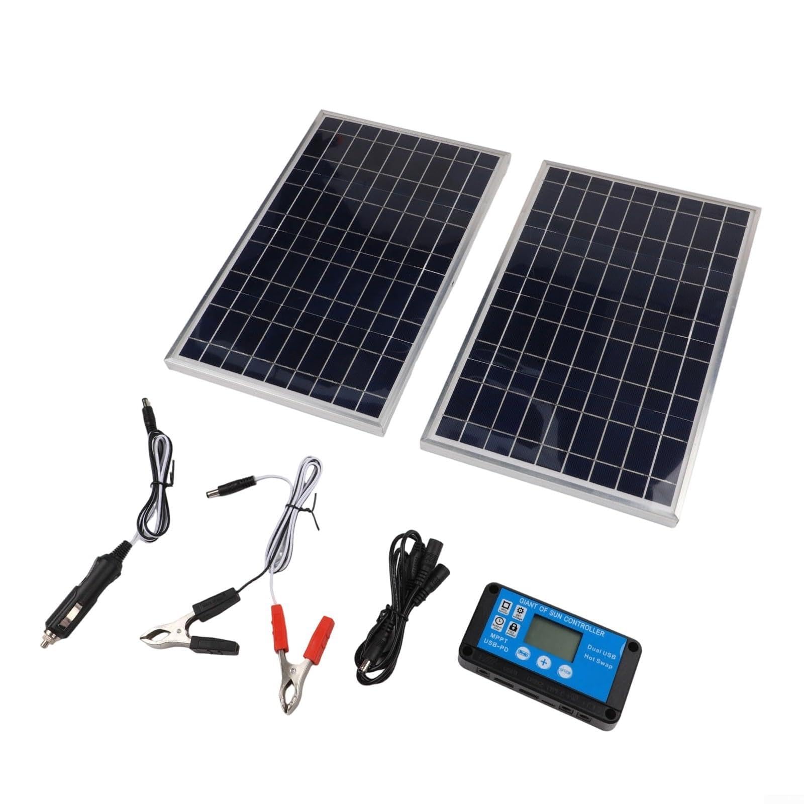 Sistema de carga solar portátil 12V 24V para solucionar baterías agotadas en barco