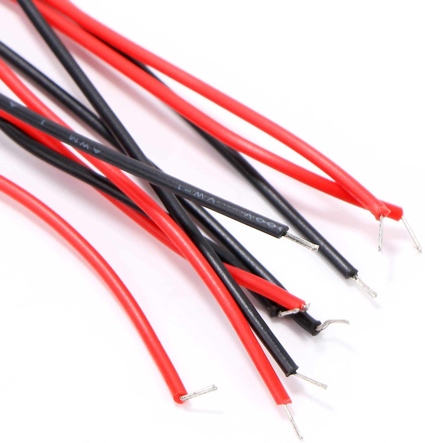 10 Clip Per Batteria 9V Con Cavi Nero/rosso – Lunghezza 15 Cm, Connettori Rigidi, Per LED E Laboratorio