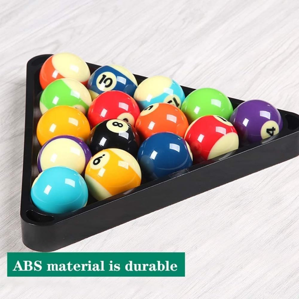 Triangle Ball Rack Black,Pool Table Triangle Abs Material,Pool Triangles Strong