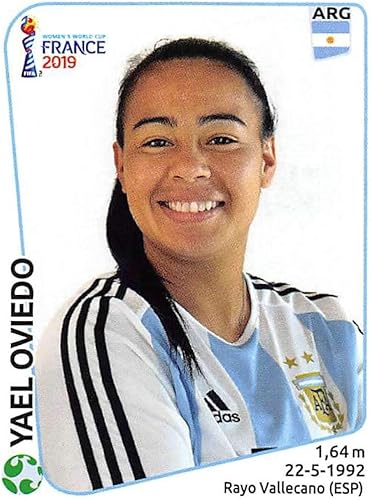 2019 Panini FIFA Women's World Cup France Album Stickers (Individual Sticker Only) Soccer #305 Yael Oviedo Argentina 2 Inch by 2 12 Inch Collectible