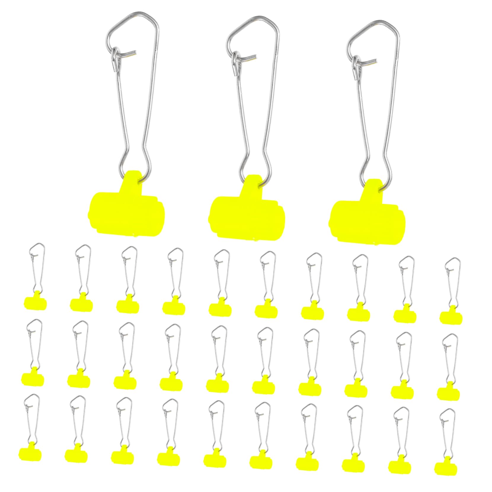 BESTonZON Accesorios De Pesca Mosquetón Giratorio De Pesca con Cerradura Llave para Pescador Señuelo para Lubina Ganchos A Presión Aparejos De Pesca En El Mar Broches De Pesca Gruesos