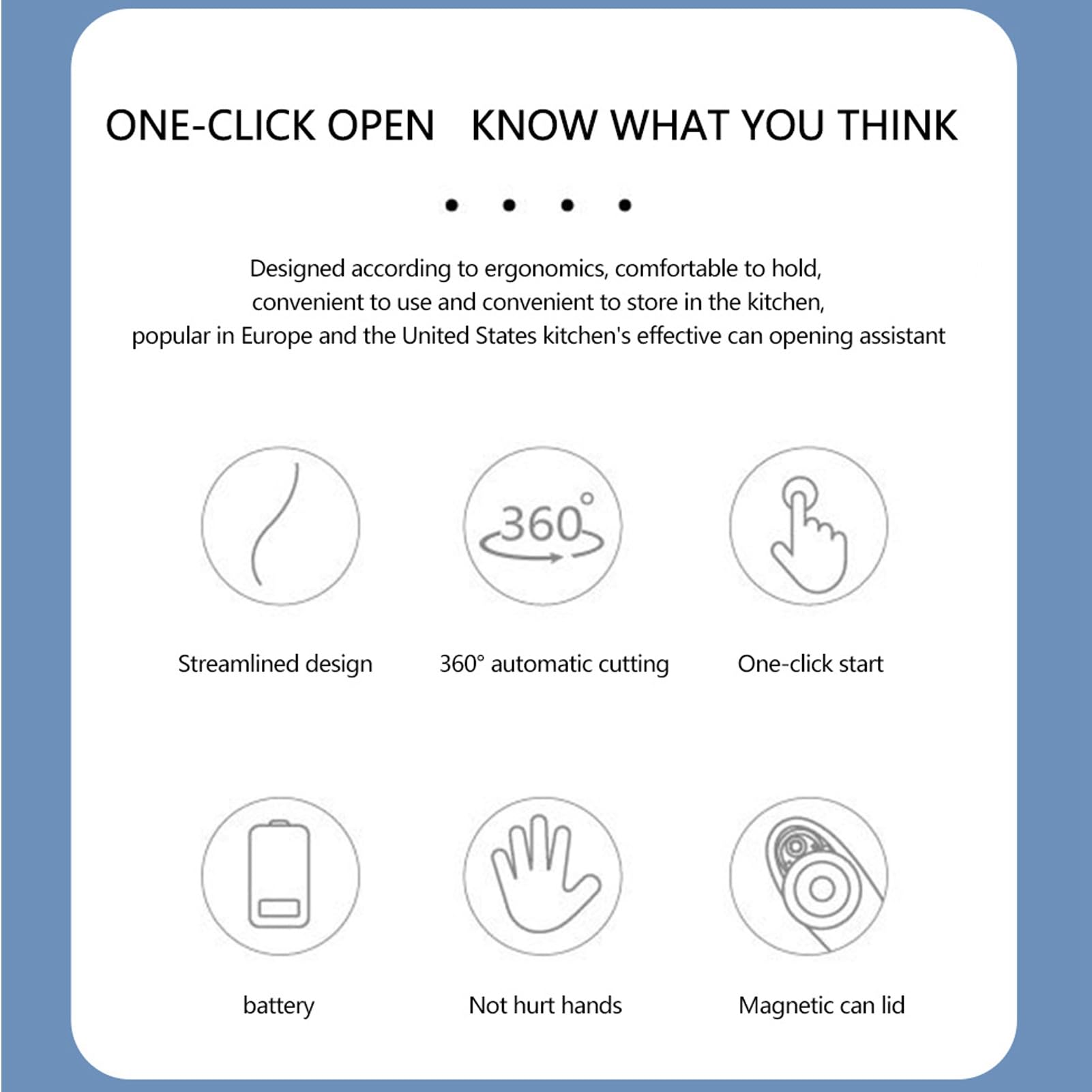 Electric Bottle Opener Automatic Can Opener Powerful Jar Opener Kitchen Gadget for Weak Hands and Seniors (Red and Black)