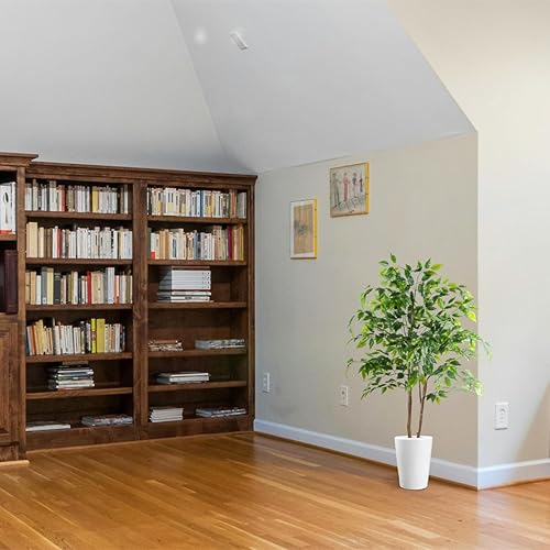 Miniatura 6 de Warmplants Palmera artificial, planta de palma areca falsa de 6 pies con canasta, plantas tropicales de imitación Dypsis Lutescens para interiores y