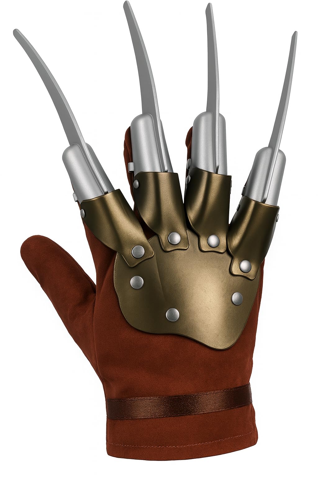 Quickdraw Halloween Freddy Krueger Razor Claw Glove Fancy Dress Scary Hand Costume Prop