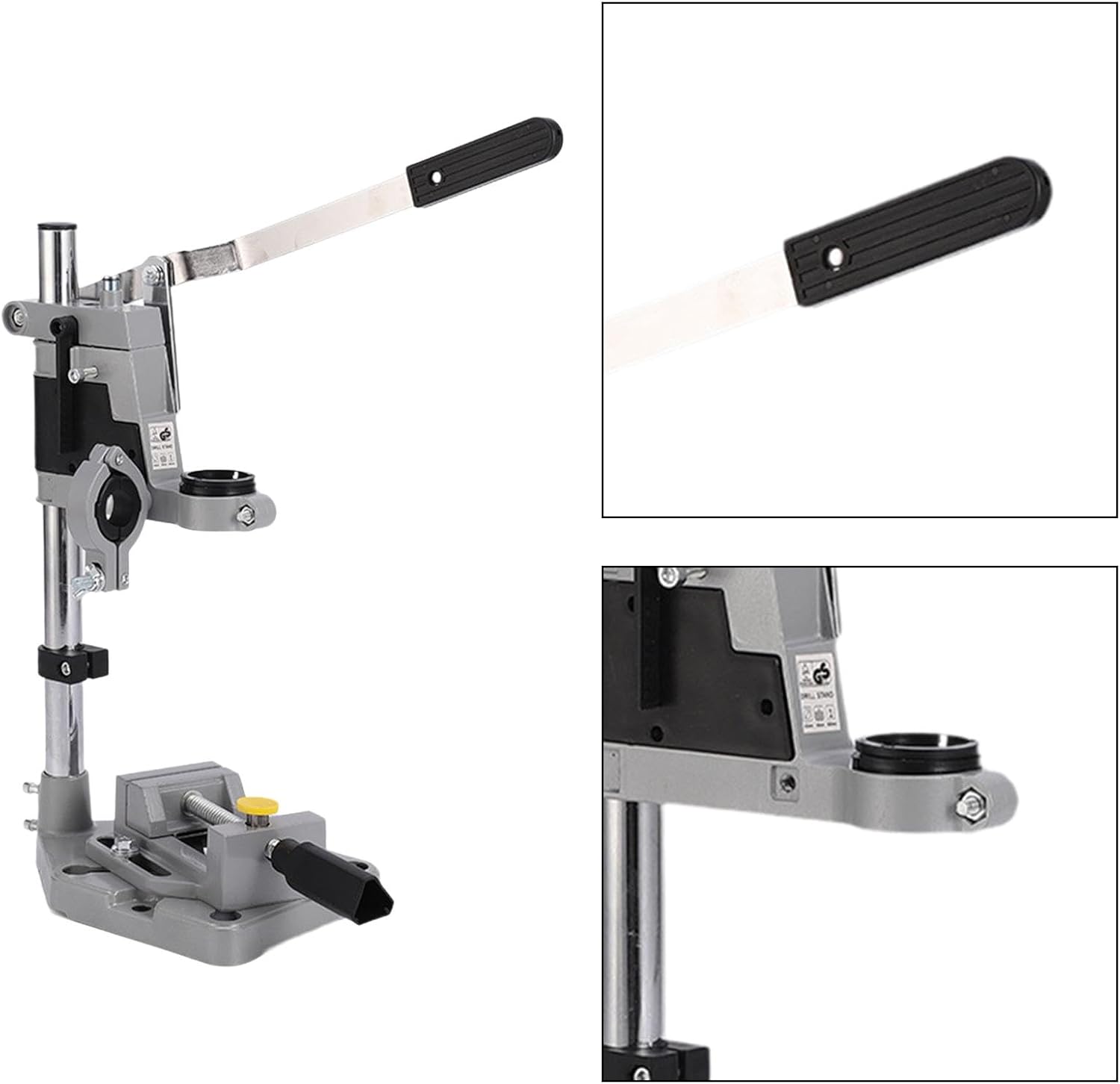Electric Drill Press Stand Portable Single Hole Alloy Base Workstation Stand