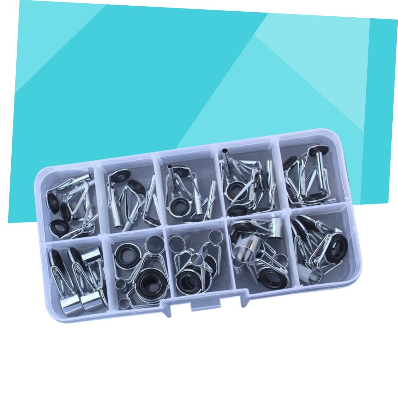 SUPVOX 3 Set Di Guide Per Canne Da Pesca Set Di Riparazione Kit Di Punte Per Canne Da 10 Misure 36 Pezzi*3