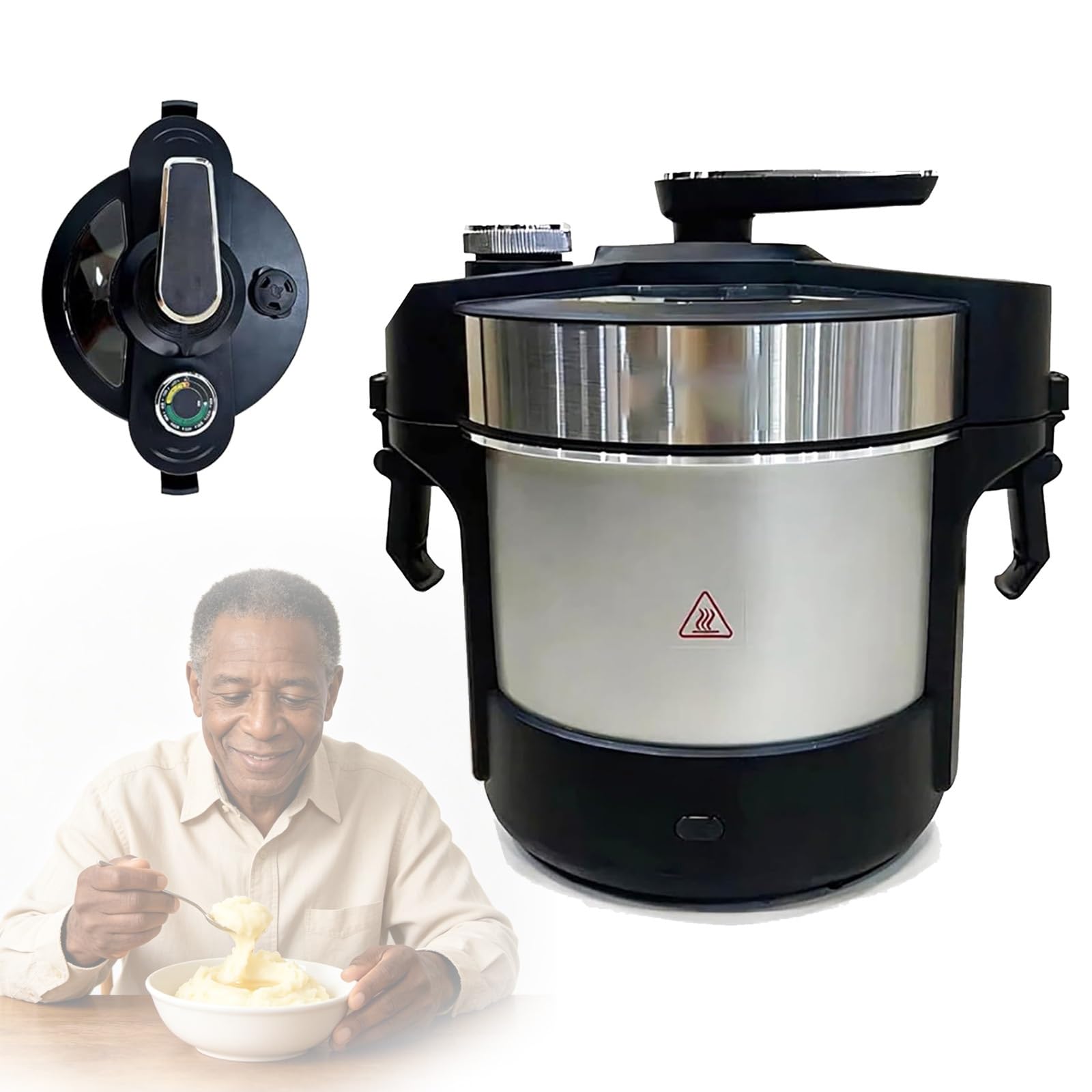 1000W Elektryczny Tamper Do Ignamu, Robot Kuchenny Do Fufu, Amala, Banku | 6L Automatyczna Maszynka Do Mięsa, Robot Kuchenny Do Ignamu, Automatyczny Robot Do Ugali, Amala, Egusi