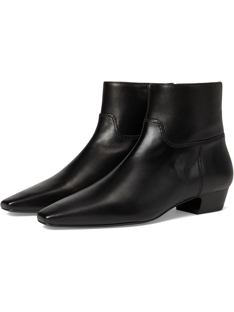 Black Stuart Weitzman Stassi Zip Bootie
