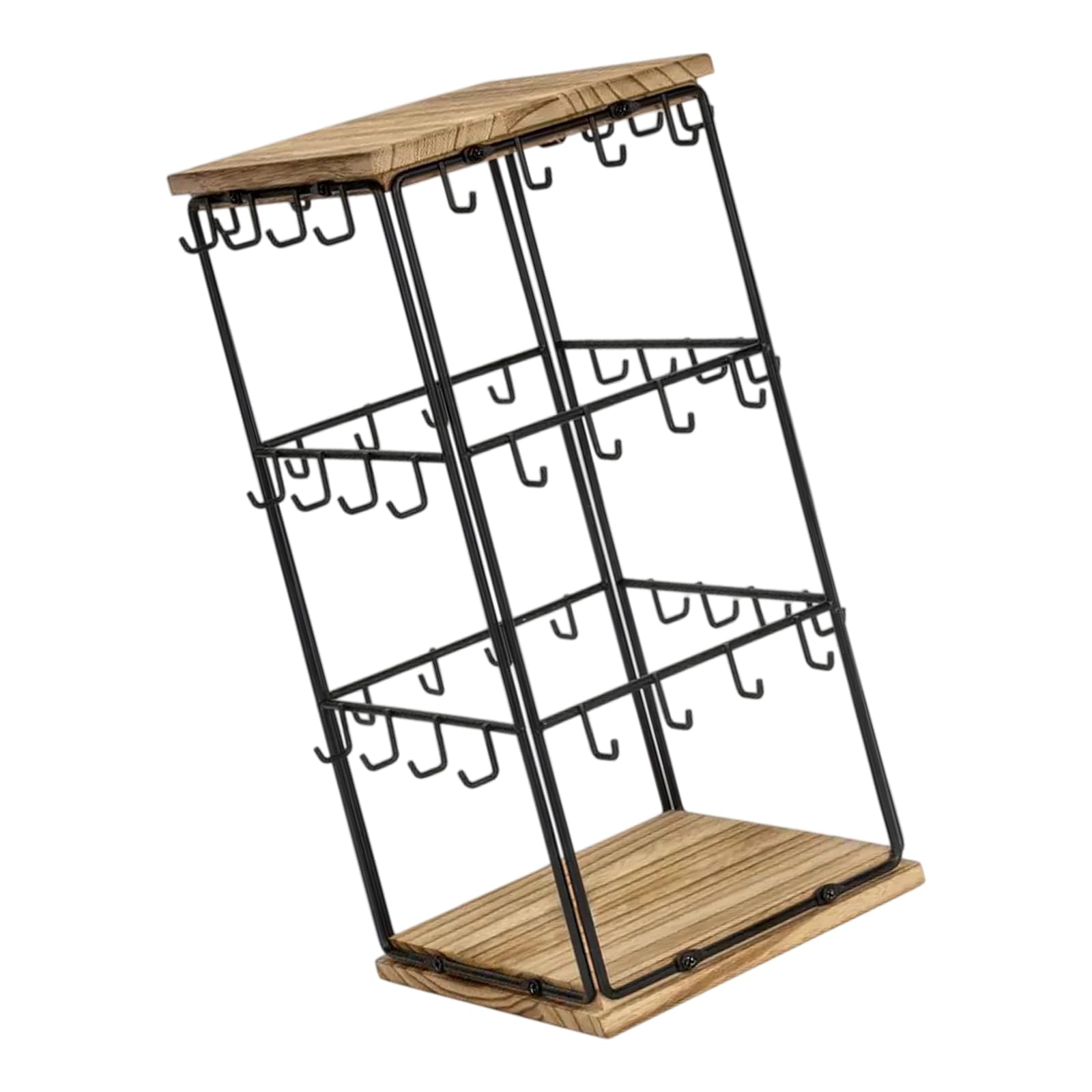 YPBEW 48 Hook Earring Display Organizers Multipurpose Earring Display Holder Tower with 48 Hooks for Efficient Tower