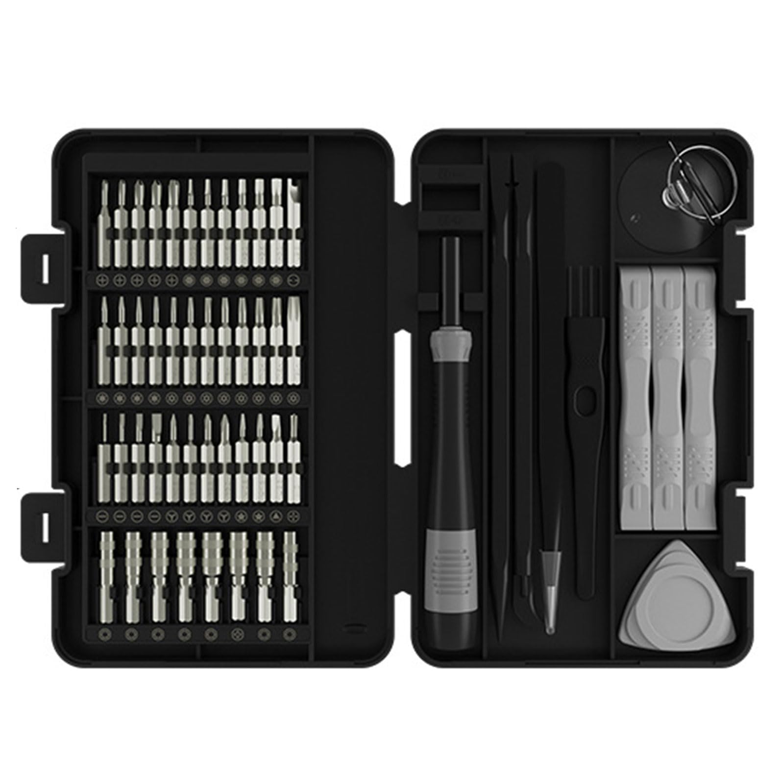 Tsophreniq Professional Multifunctional Tool 58Pieces Screwdriver With Nonslip Grip For Home Maintenance Jewelry Watch Repair Ergonomic Handle Screwdriver